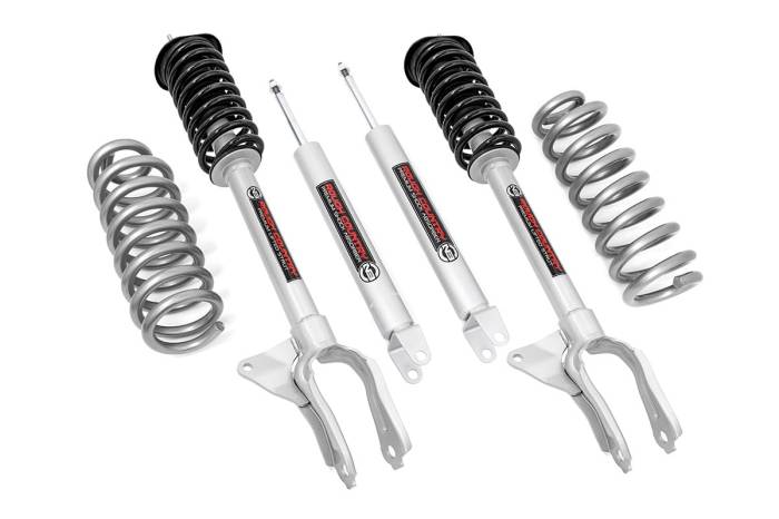 Rough Country - 2.5 Inch Lift Kit N3 Struts Jeep Grand Cherokee 4WD (2016-2022) Rough Country