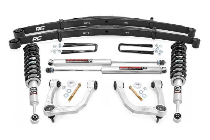 Rough Country - 3.5 Inch Lift Kit UCA N3 Struts w/ Rear Leaf Springs Toyota Tacoma 2WD/4WD (2005-2023) Rough Country