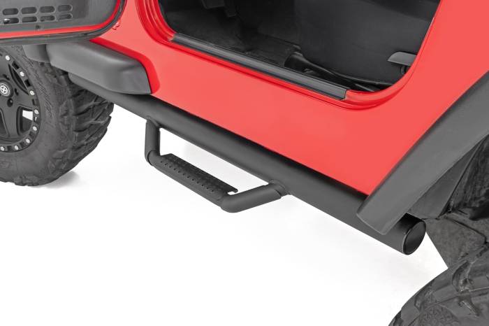 Rough Country - Nerf Steps Full Length Jeep Wrangler TJ 4WD (1997-2006) Rough Country