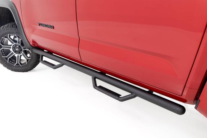 Rough Country - Nerf Steps Cab Length Crew Max Toyota Tundra 2WD/4WD (2022-2026) Rough Country