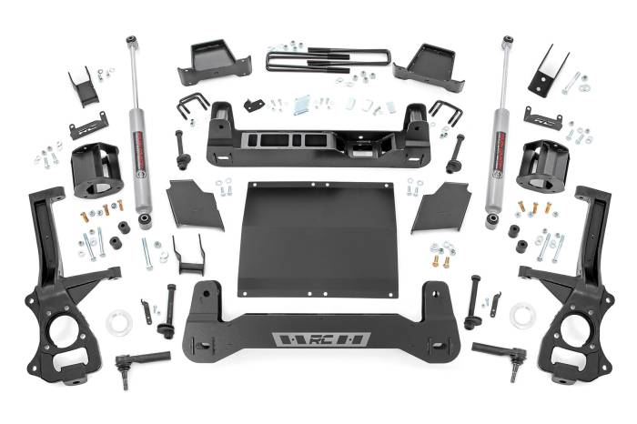 Rough Country - 4 Inch Lift Kit Diesel Chevy/GMC Sierra 1500 (19-24)/Silverado 1500 (19-24) Rough Country