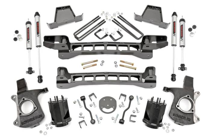 Rough Country - 6 Inch Lift Kit V2 Shocks Silverado/Sierra 1500 2WD (99-06 & Classic) Rough Country
