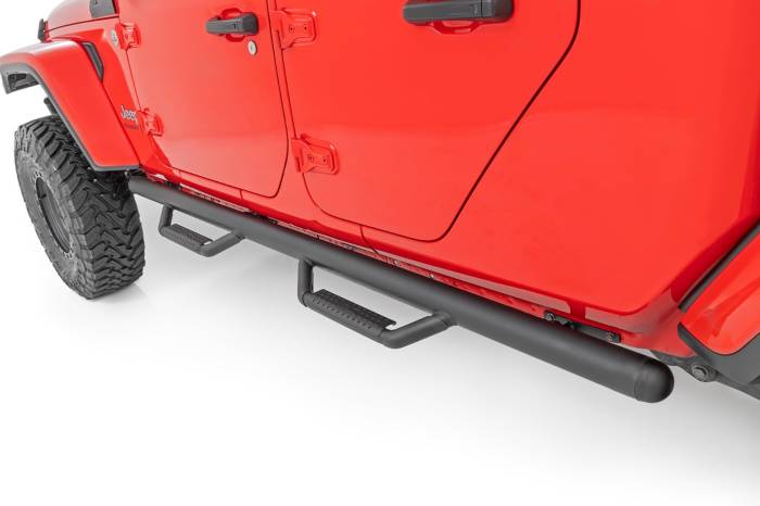 Rough Country - Nerf Steps Cab Length Crew Cab Jeep Gladiator JT 4WD (2020-2025) Rough Country