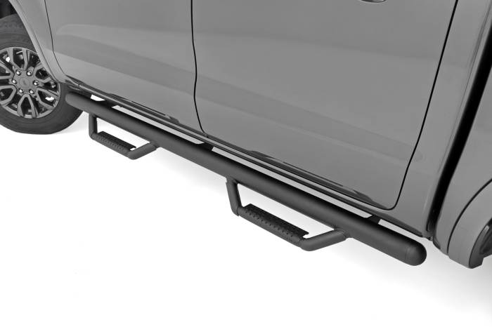 Rough Country - Nerf Steps Cab Length Crew Cab Ford Ranger 2WD/4WD (2019-2026) Rough Country