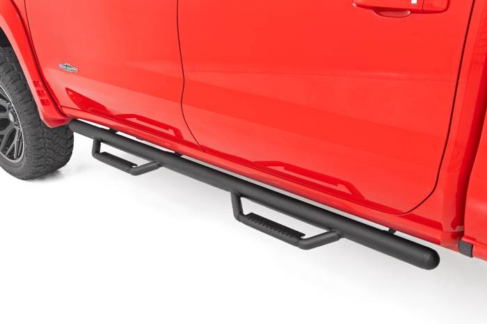 Rough Country - Nerf Steps Cab Length Crew Cab Silverado/Sierra 1500/2500HD/3500HD (19-26) Rough Country