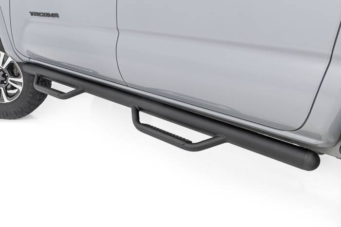 Rough Country - Nerf Steps Cab Length Crew Cab 5 Foot Bed Toyota Tacoma 2WD/4WD (05-23) Rough Country