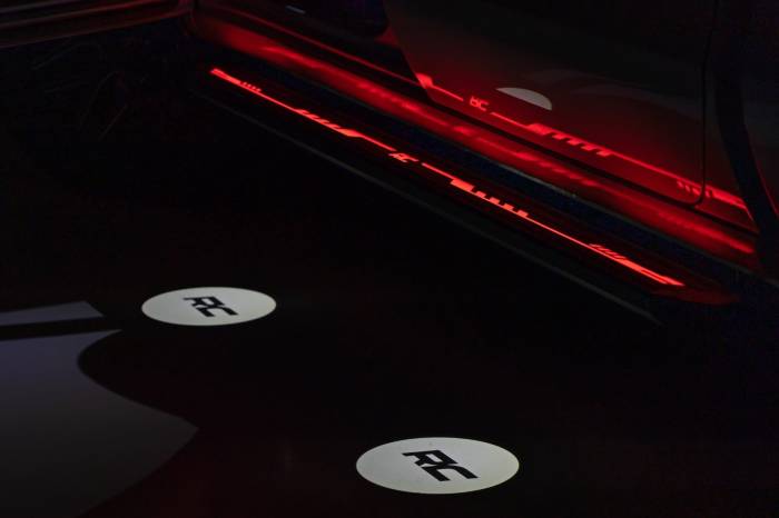 Rough Country - Multi-Color LED Running Boards Crew Cab Ford F-150/Lightning/F-250/F-350/Raptor (15-26) Rough Country