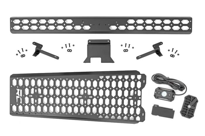 Rough Country - Molle Mounting Panel w/ LED Dome Light Overhead Ford Bronco 4WD (21-25) Rough Country