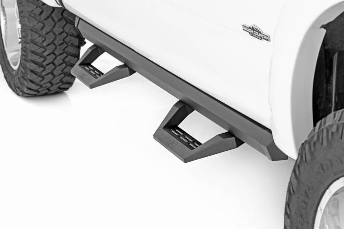 Rough Country - SRX2 Adj Aluminum Step Crew Cab Ram 1500 (19-26)/1500 TRX (21-24) Rough Country