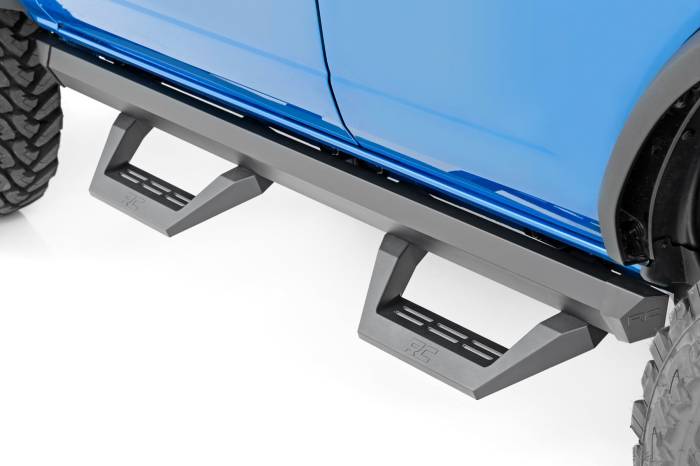Rough Country - SRX2 Adjustable Aluminum Step Ford Bronco 4WD (2021-2025) Rough Country