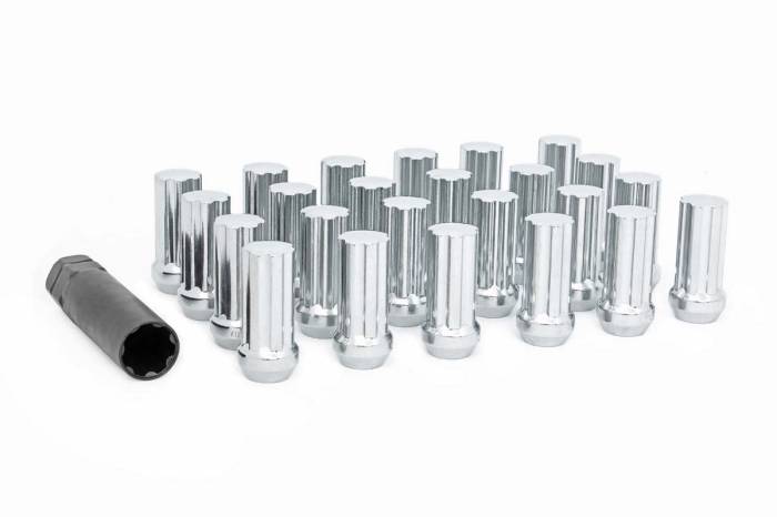 Rough Country - Lug Nut Set M12x1.25 24 Qty Chrome Rough Country