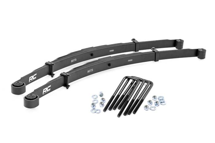 Rough Country - Rear Leaf Springs 3.5 Inch Lift Pair Toyota Tacoma 2WD/4WD (2005-2023) Rough Country