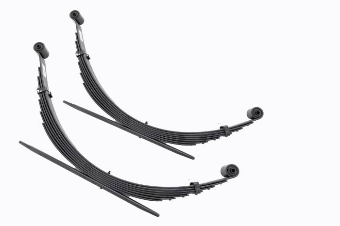 Rough Country - Rear Leaf Springs 8 Inch Lift Pair Ford F-250/F-350 Super Duty 4WD (99-07) Rough Country