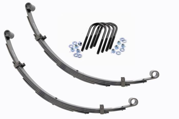Rough Country - Rear Leaf Springs 4 Inch Lift Pair Toyota Land Cruiser FJ40 4WD (1964-1980) Rough Country