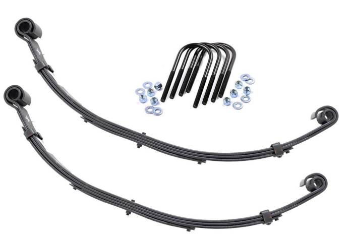 Rough Country - Rear Leaf Springs 4 Inch Lift Pair Jeep CJ5/CJ7 5 4WD (1976-1983) Rough Country