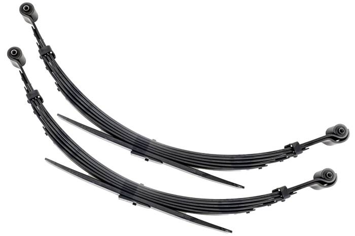Rough Country - Rear 52 Inch Leaf Springs 4 Inch Lift Pair Chevy/GMC C10/K10 Truck & SUV/K5 Blazer (73-91) Rough Country