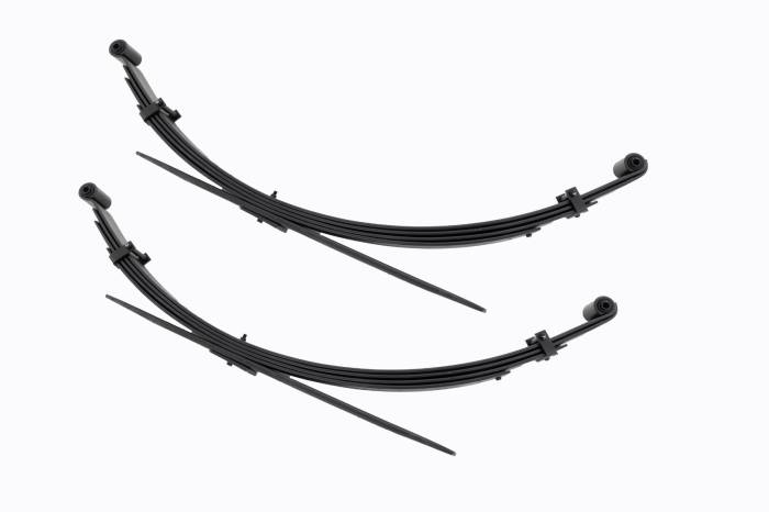 Rough Country - Rear Leaf Springs 4 Inch Lift Pair Ford Bronco (78-79)/F-250 (77-79) Rough Country