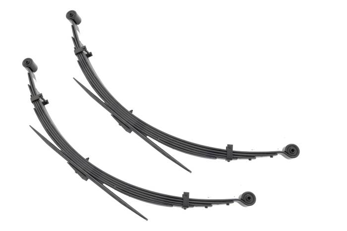 Rough Country - Rear 56 Inch Leaf Springs 4 Inch Lift Chevy/GMC C10/K10 Truck & SUV/K5 Blazer (77-91) Rough Country
