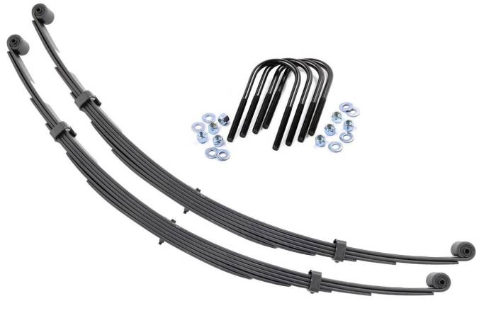 Rough Country - Rear Leaf Springs 2.5 Inch Lift Pair International Scout II 4WD (1971-1980) Rough Country