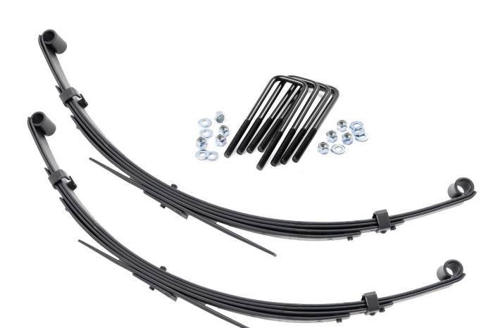 Rough Country - Rear Leaf Springs 3 Inch Lift Pair Toyota Truck 4WD (1979-1985) Rough Country