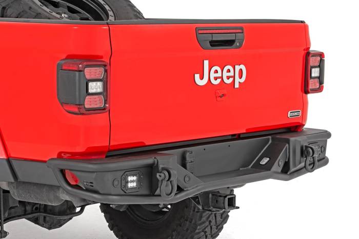 Rough Country - Rear Bumper Tubular Jeep Gladiator JT 4WD (2020-2025) Rough Country