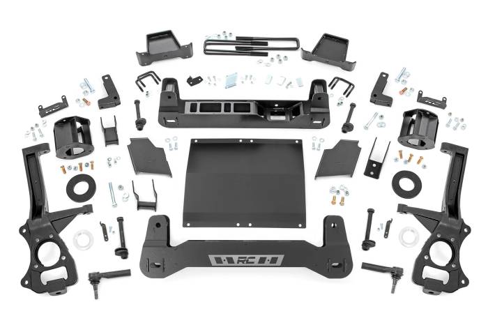 Rough Country - 6 Inch Lift Kit Diesel ARC Chevy/GMC Sierra 1500 (19-24)/Silverado 1500 (21-24) Rough Country