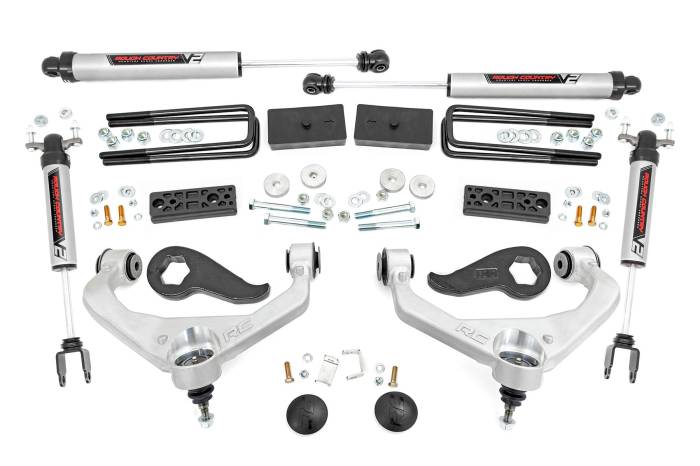 Rough Country - 3 Inch Lift Kit UCAs V2 Silverado/Sierra 2500HD/3500HD (20-26) Rough Country