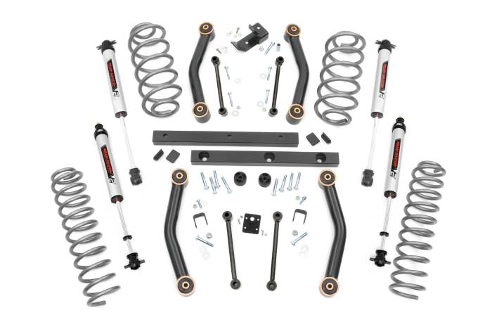 Rough Country - 4 Inch Lift Kit V2 Jeep Wrangler TJ 4WD (1997-2002) Rough Country