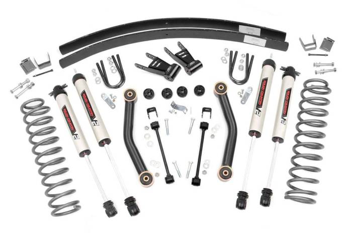 Rough Country - 4.5 Inch Lift Kit V2 Rear AAL Jeep Cherokee XJ 2WD/4WD (1984-2001) Rough Country