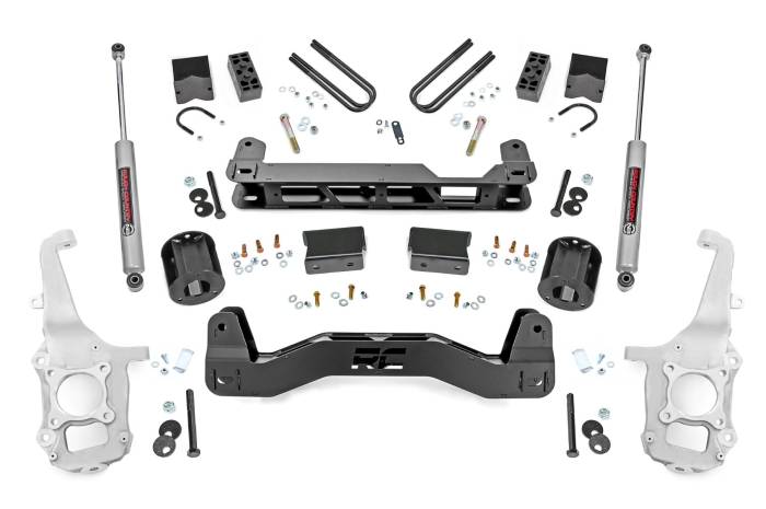 Rough Country - 4 inch Lift Kit Ford F-150 2WD (2021-2026) Rough Country