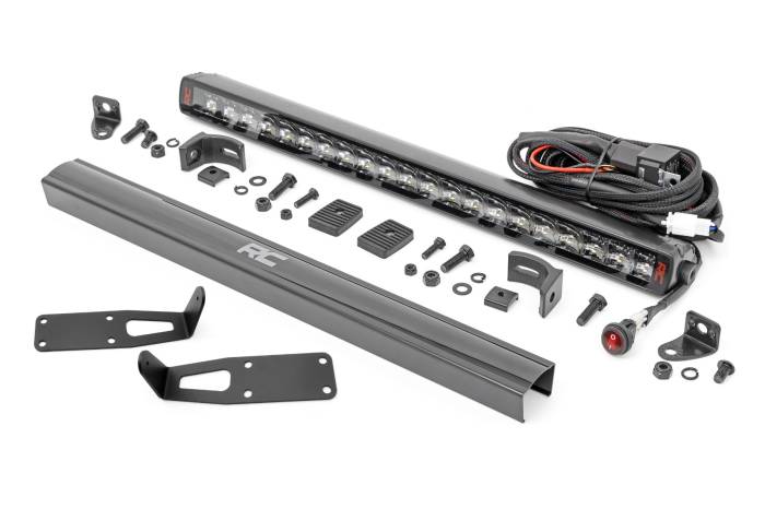 Rough Country - LED Light Kit Bumper Mount 20 Inch Spectrum Single Row Ram 2500 (03-18)/3500 (03-18) Rough Country