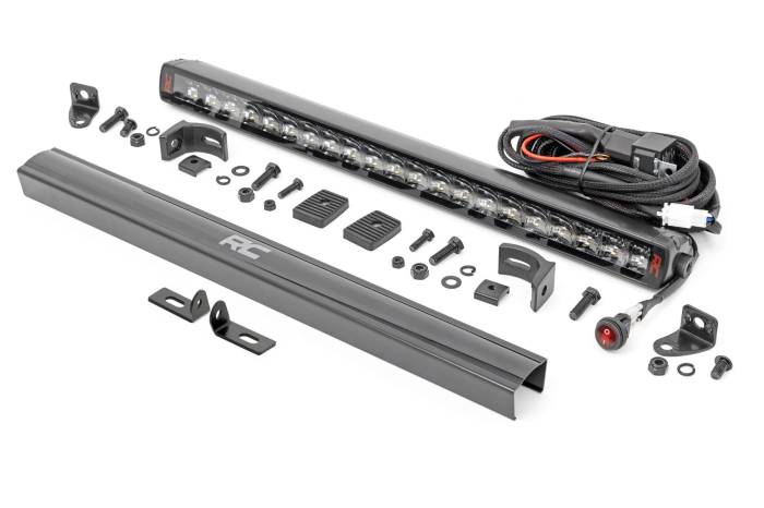Rough Country - LED Light Kit Bumper Mount 20 Inch Spectrum Single Row Ford Ranger (19-23) Rough Country