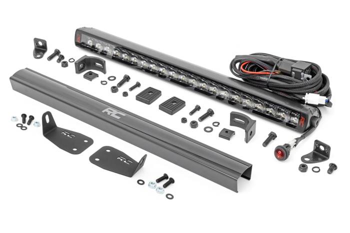 Rough Country - LED Light Kit Bumper Mount 20 Inch Spectrum Single Row Ford Bronco Sport (21-26) Rough Country