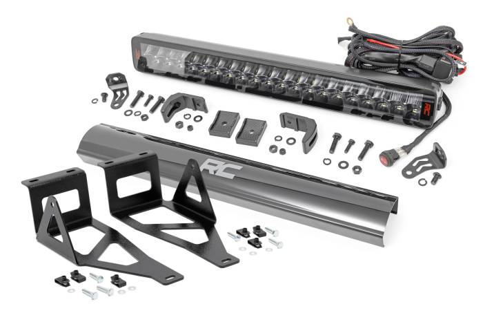 Rough Country - LED Light Kit Bumper Mount 20 Inch Spectrum Dual Row Ford F-250/F-350 Super Duty (05-07) Rough Country