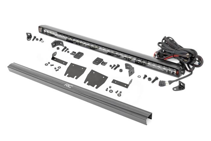 Rough Country - LED Hood Kit 30 Inch Spectrum Series Jeep Gladiator JT/Wrangler JL (18-26) Rough Country