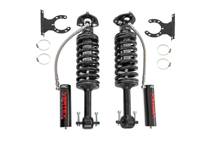 Rough Country - Vertex 2.5 Reservoir Coilovers Front 6 Inch Chevy Silverado 1500 (19-26) Rough Country