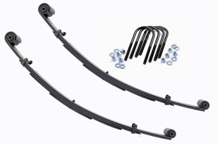 Rough Country - Front Leaf Springs 2.5 Inch Lift Pair Ford Excursion/F-250 Super Duty/F-350 Super Duty 4WD Rough Country