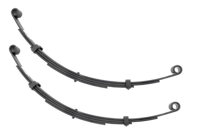 Rough Country - Front Leaf Springs 4 Inch Lift Pair International Scout II 4WD (1971-1980) Rough Country