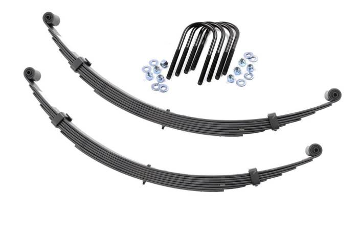 Rough Country - Front Leaf Springs 2.5 Inch Lift Pair International Scout II 4WD (71-80) Rough Country