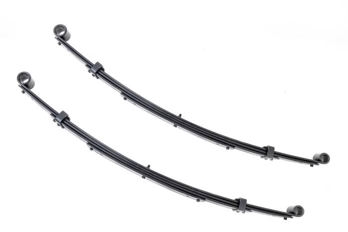 Rough Country - Front Leaf Springs 2 Inch Lift Pair Chevy/GMC C10/K10 Truck & SUV/K5 Blazer (73-91) Rough Country