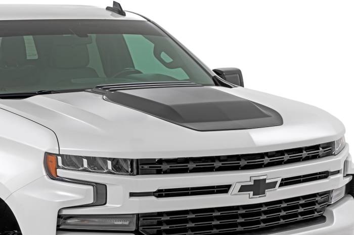 Rough Country - Hood Scoop GXP Lakeshore Blue Chevy Silverado 1500 2WD/4WD (2019-2026) Rough Country