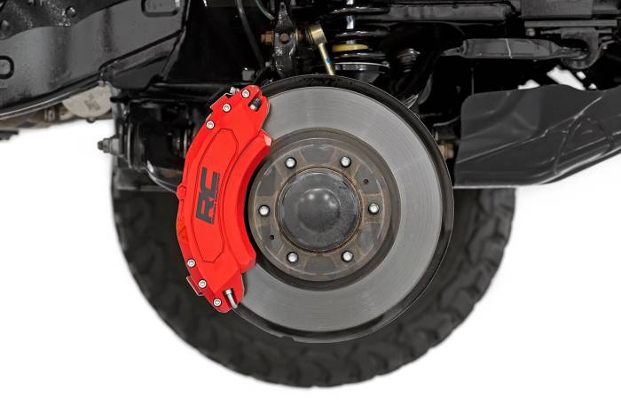 Rough Country - Caliper Covers Front and Rear Red Ram 1500 2WD/4WD (2019-2026) Rough Country