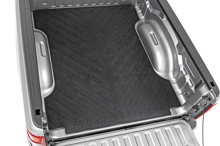 Rough Country - Bed Mat 6 Foot 4 Inch Bed RC Logo Ram 1500 (19-26)/1500 TRX (21-24) Rough Country