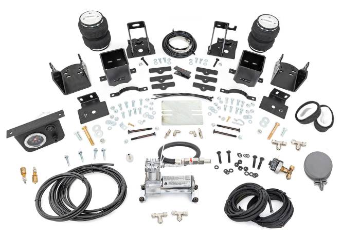 Rough Country - Air Spring Kit w/compressor Ford F-250/F-350 Super Duty 4WD (2005-2016) Rough Country
