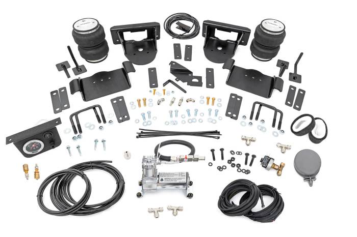 Rough Country - Air Spring Kit w/compressor 0-6 Inch Lifts Ford F-150 4WD (2021-2025) Rough Country