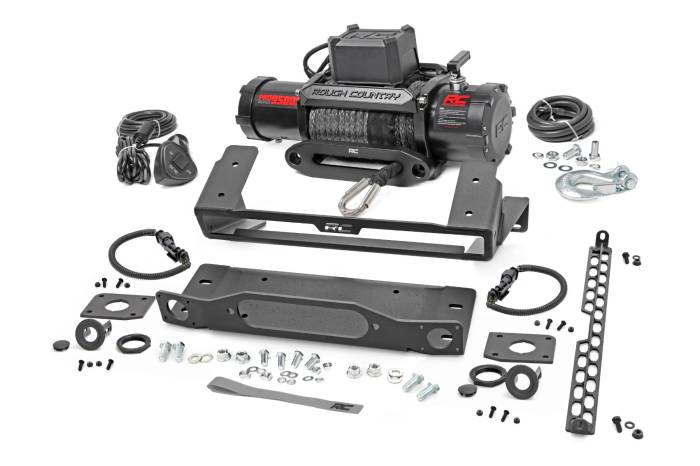 Rough Country - High Winch Mount All Models 9500S Ford Bronco 4WD (2021-2025) Rough Country