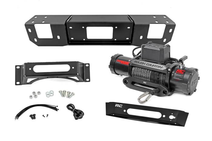 Rough Country - Hidden Winch Mount PRO9500S Ford F-150 (2021-2025) Rough Country