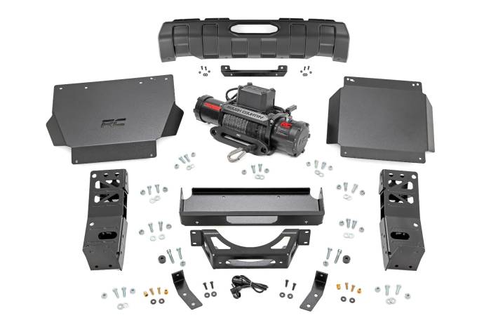 Rough Country - Hidden Winch Mount PRO12000S Toyota Tacoma 4WD (2024-2026) Rough Country