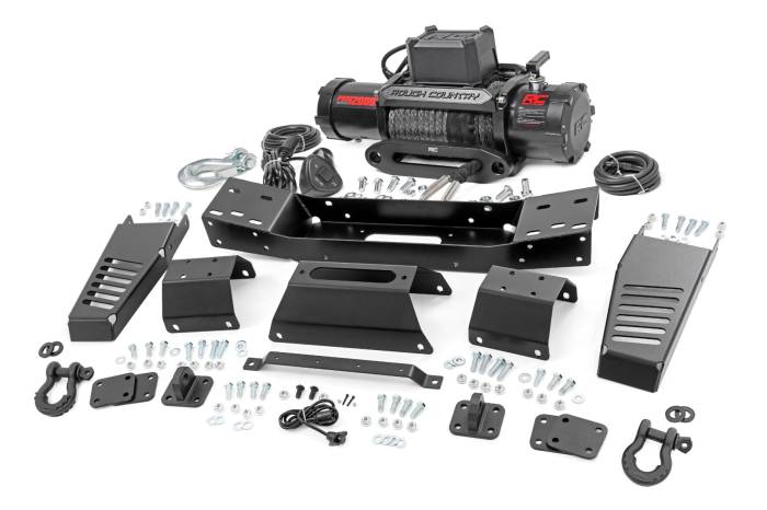 Rough Country - Hidden Winch Mount 12000S Toyota Tundra 2WD/4WD (2022-2026) Rough Country