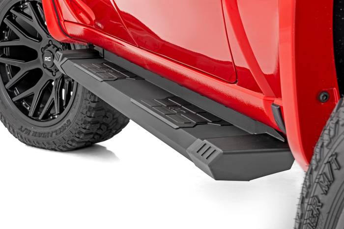 Rough Country - HD2 Running Boards Crewmax Cab Ram 1500/2500/3500 2WD/4WD (2010-2025 & Classic) Rough Country